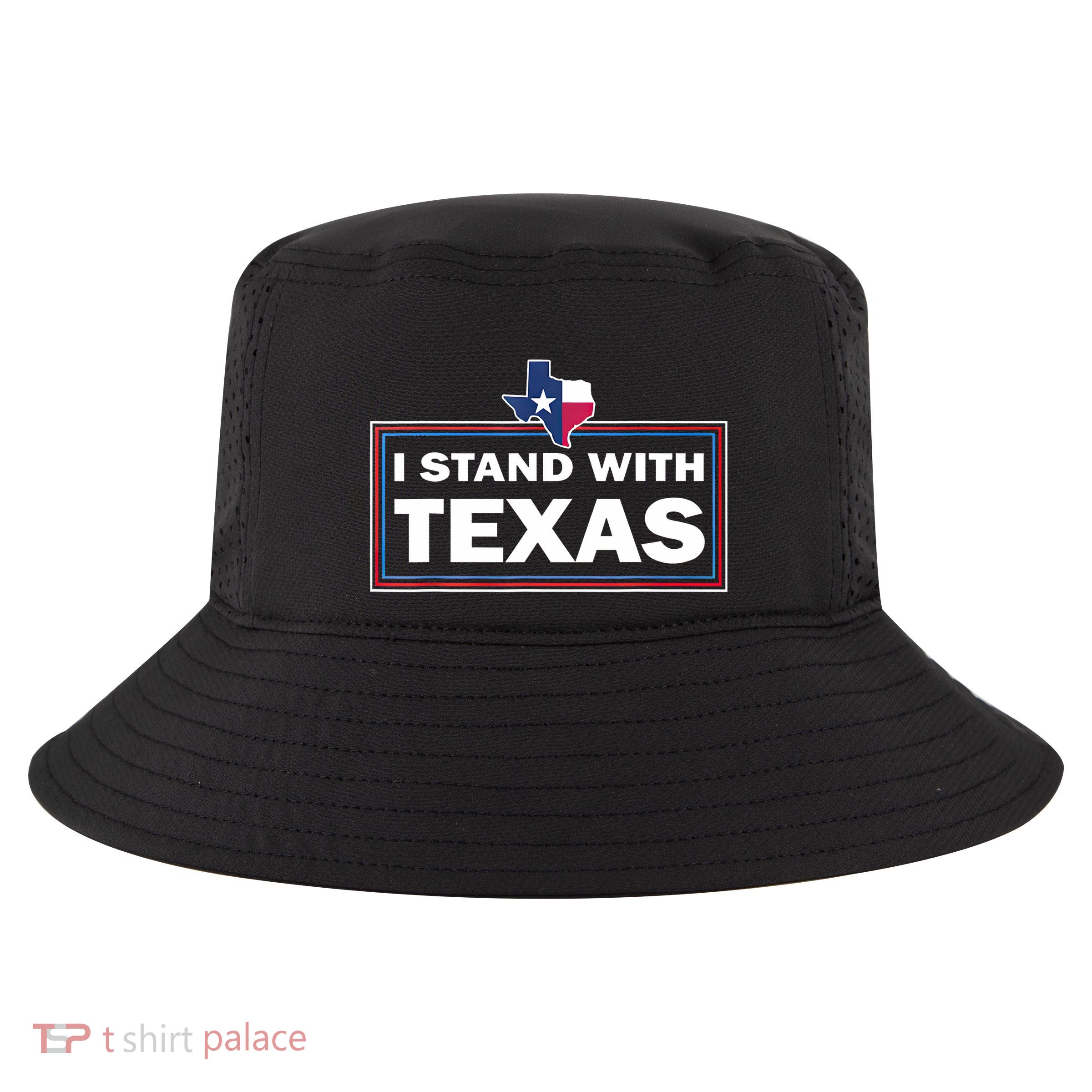 I Stand With Texas I Support Texas Cool Comfort Performance Bucket Hat