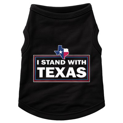 I Stand With Texas I Support Texas Doggie Tank