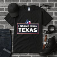I Stand With Texas I Support Texas Tall T-Shirt