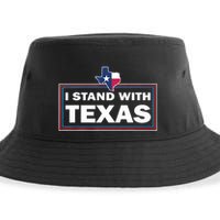 I Stand With Texas I Support Texas Sustainable Bucket Hat
