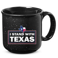 I Stand With Texas I Support Texas 15oz Campfire Ceramic Mug