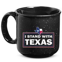 I Stand With Texas I Support Texas 15oz Campfire Ceramic Mug