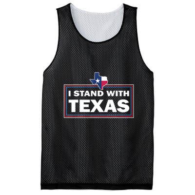 I Stand With Texas I Support Texas Mesh Reversible Basketball Jersey Tank
