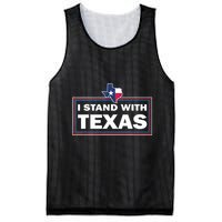 I Stand With Texas I Support Texas Mesh Reversible Basketball Jersey Tank