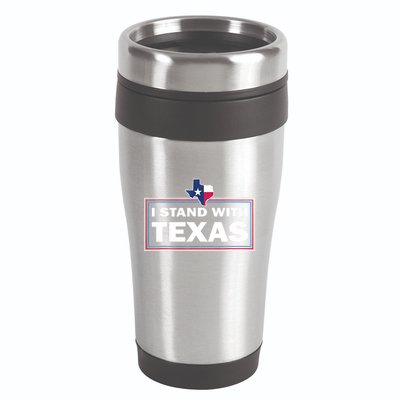 I Stand With Texas I Support Texas 16oz Travel Tumbler