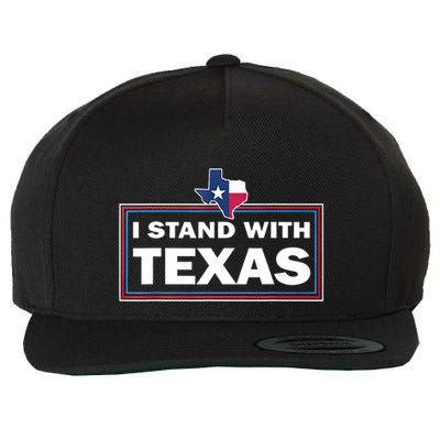 I Stand With Texas I Support Texas Wool Snapback Cap
