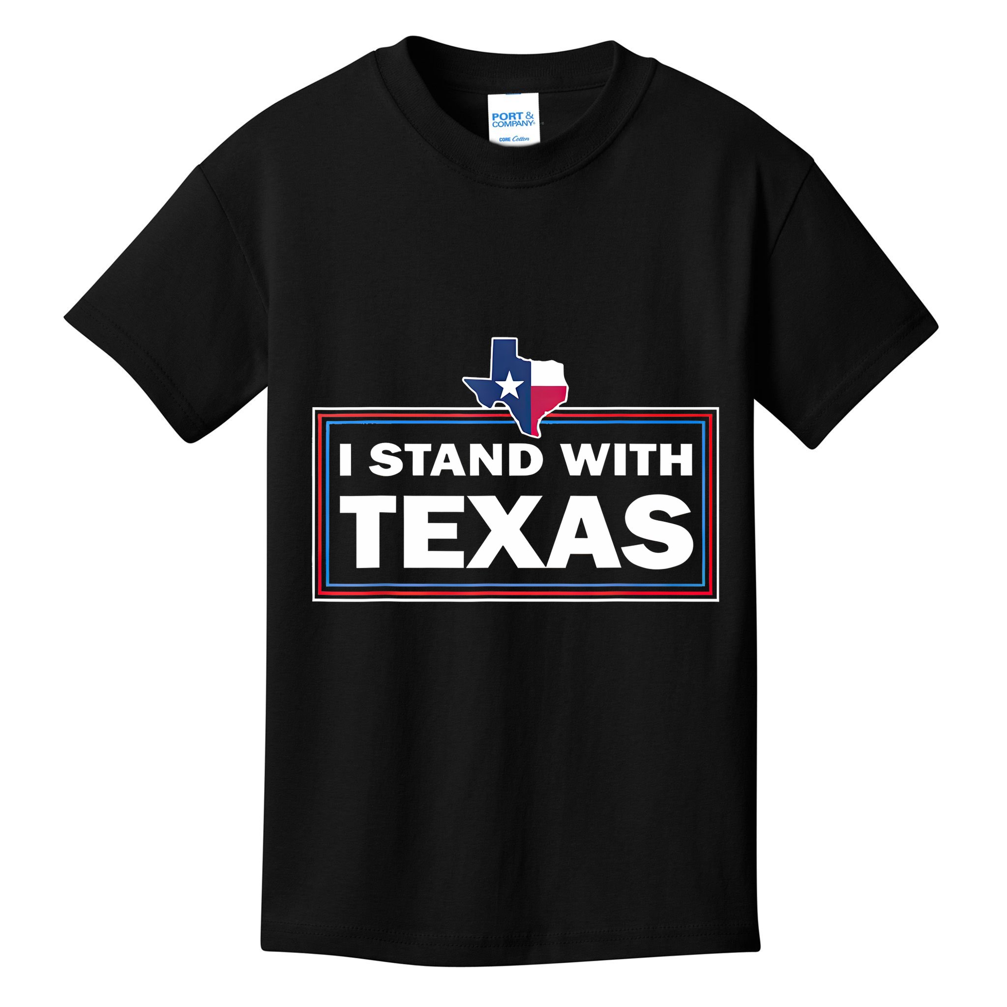 I Stand With Texas I Support Texas Kids T-Shirt