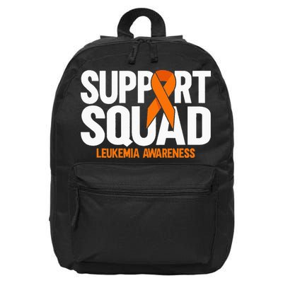 In September We Wear Orange Leukemia Awareness 16 in Basic Backpack
