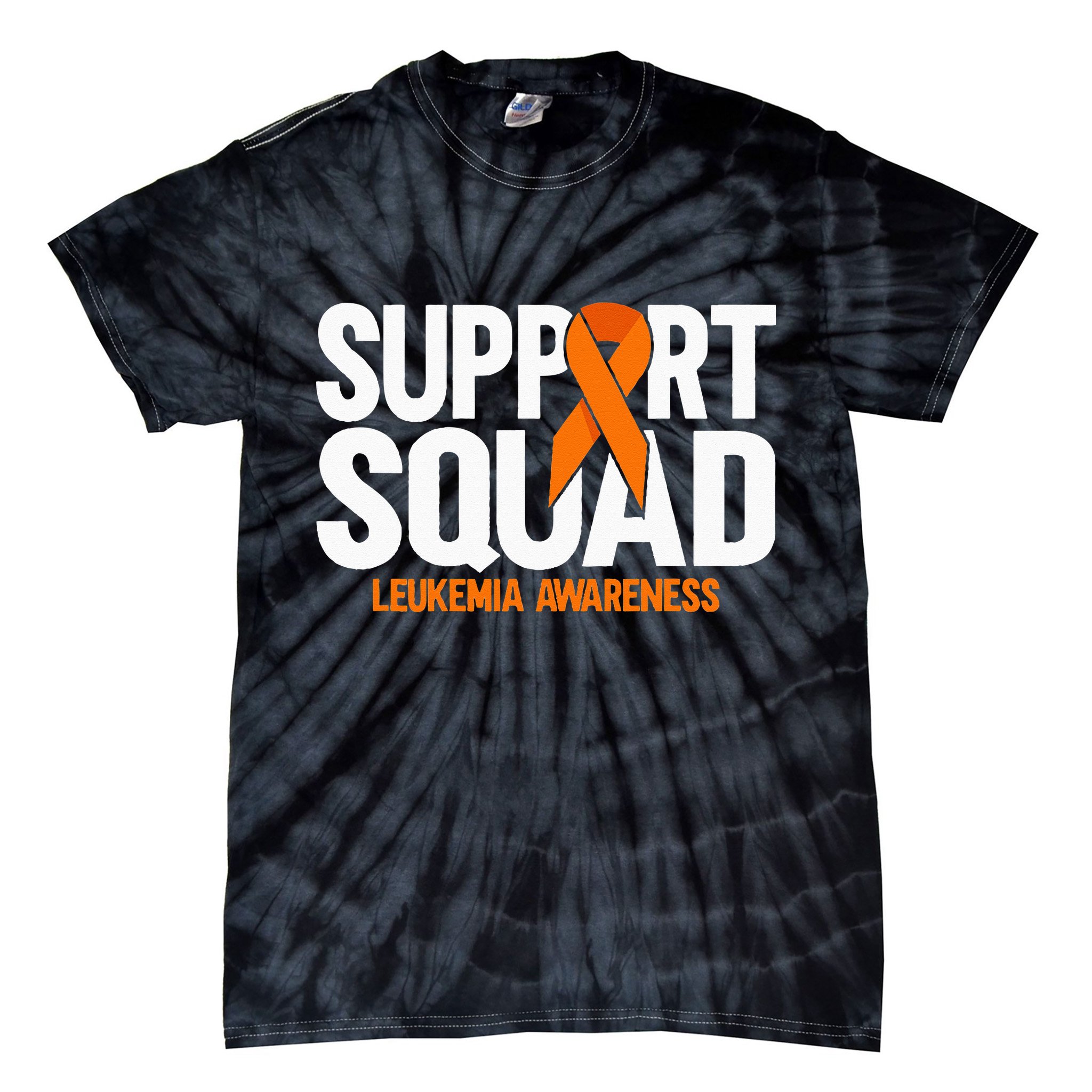 In September We Wear Orange Leukemia Awareness Tie-Dye T-Shirt