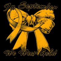 In September We Wear Gold For Childhood Cancer Awareness Impact Tech Backpack
