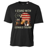 I Stand With Trump 2024 Strong Support Cooling Performance Crew T-Shirt