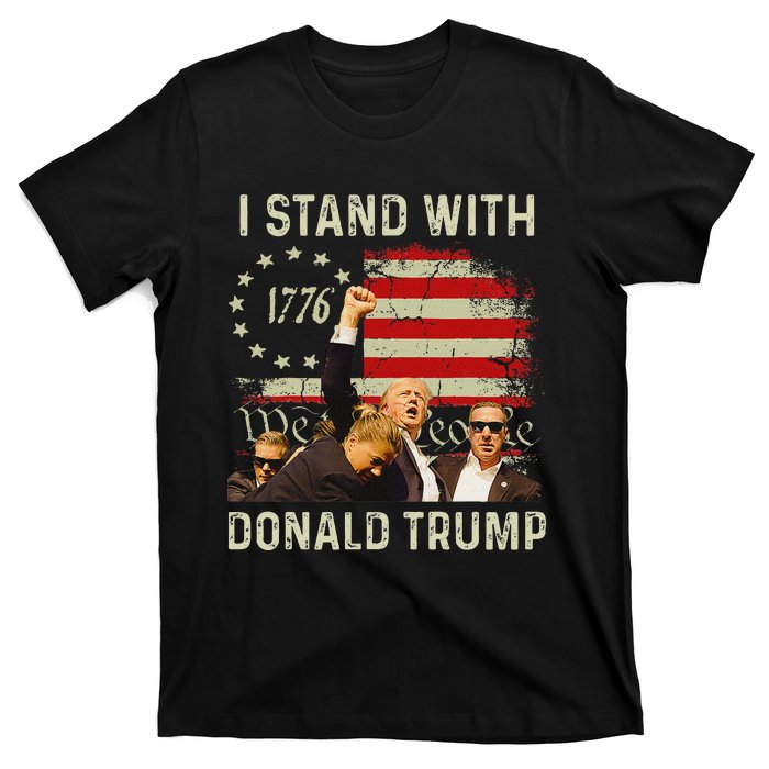 I Stand With Trump 2024 Strong Support T-Shirt