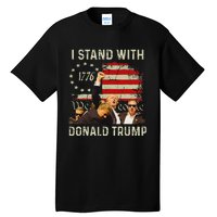 I Stand With Trump 2024 Strong Support Tall T-Shirt