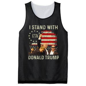 I Stand With Trump 2024 Strong Support Mesh Reversible Basketball Jersey Tank