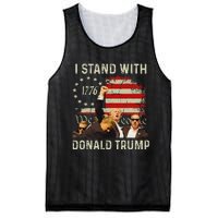 I Stand With Trump 2024 Strong Support Mesh Reversible Basketball Jersey Tank