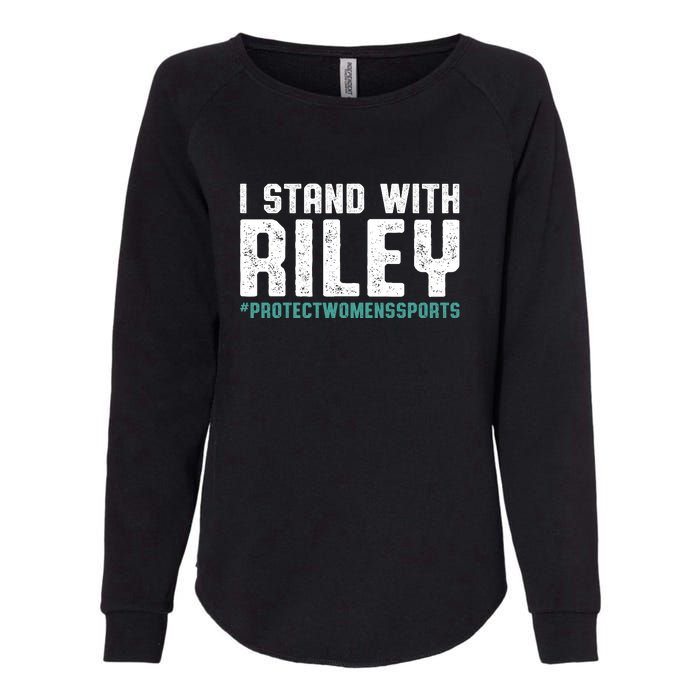 I Stand With Riley Gaines | Protect Womens Sports Womens California Wash Sweatshirt