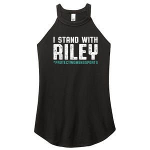 I Stand With Riley Gaines | Protect Womens Sports Women's Perfect Tri Rocker Tank