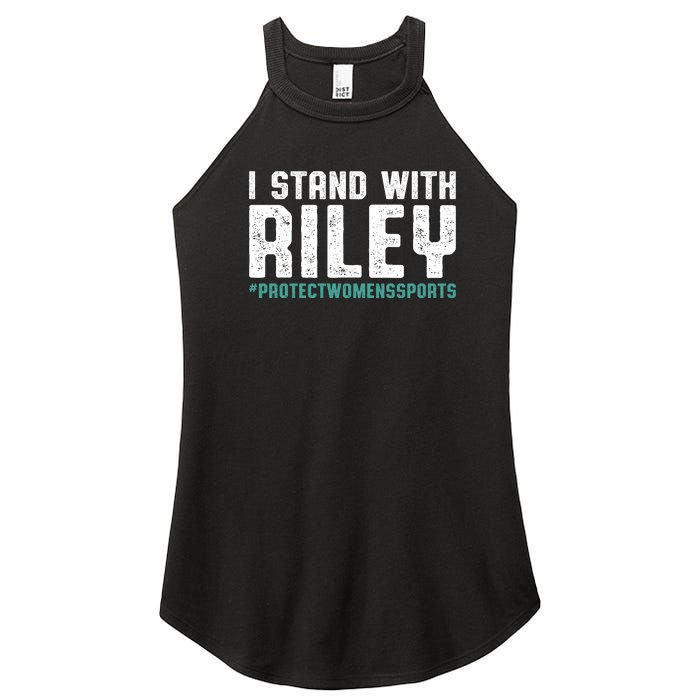 I Stand With Riley Gaines | Protect Womens Sports Women's Perfect Tri Rocker Tank