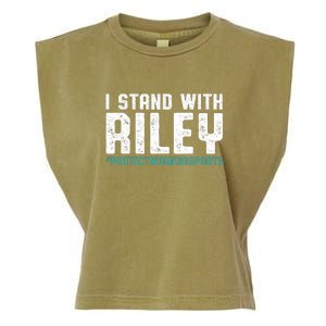 I Stand With Riley Gaines | Protect Womens Sports Garment-Dyed Women's Muscle Tee