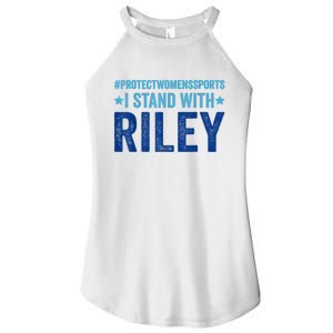 I Stand With Riley Gaines Protect Womens Sports Women's Perfect Tri Rocker Tank