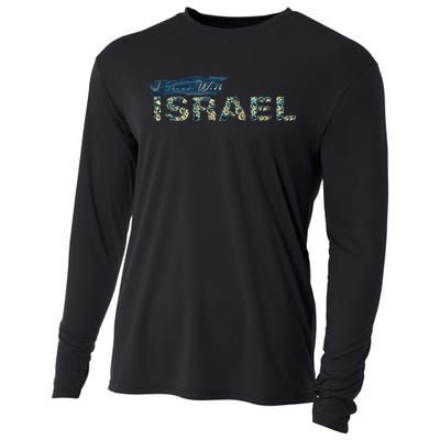 I Stand With Israel Cooling Performance Long Sleeve Crew