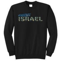 I Stand With Israel Tall Sweatshirt