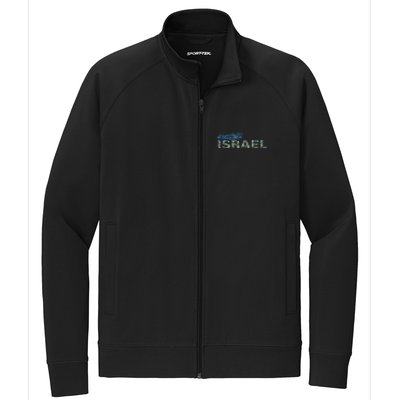 I Stand With Israel Stretch Full-Zip Cadet Jacket