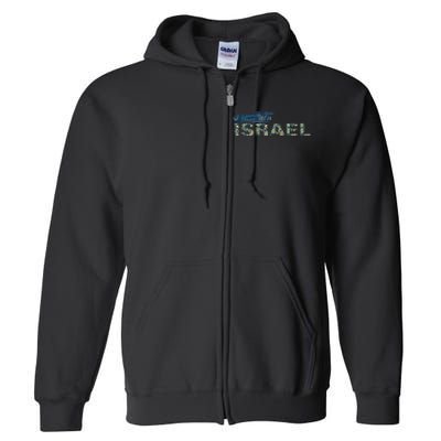 I Stand With Israel Full Zip Hoodie