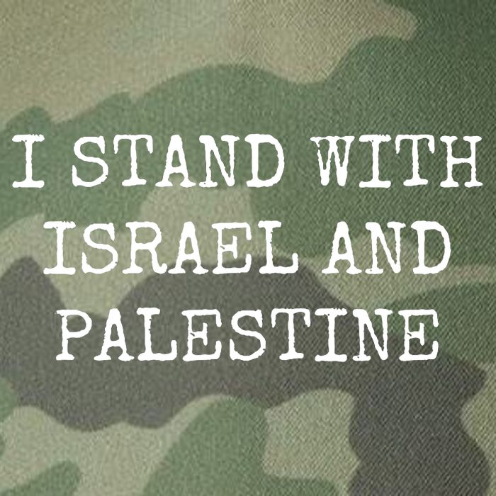 I Stand With Israel And Palestine Legacy Tie Dye Trucker Hat
