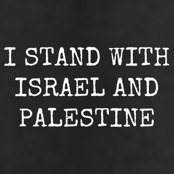I Stand With Israel And Palestine Cool Comfort Performance Bucket Hat