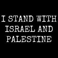 I Stand With Israel And Palestine Sustainable Bucket Hat