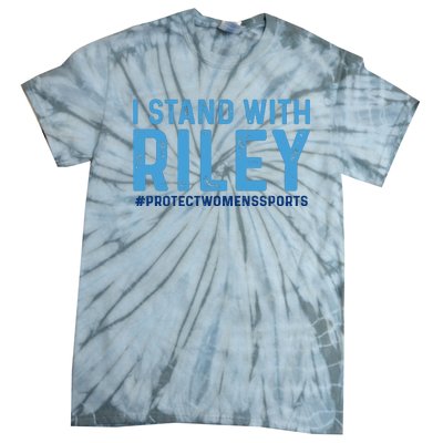 I Stand With Riley Gaines #ProtectWomensSports Tie-Dye T-Shirt