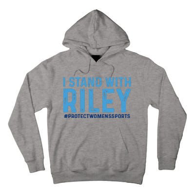 I Stand With Riley Gaines #ProtectWomensSports Tall Hoodie