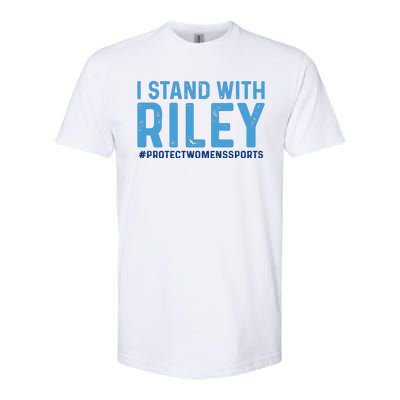 I Stand With Riley Gaines #ProtectWomensSports Softstyle CVC T-Shirt