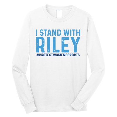 I Stand With Riley Gaines #ProtectWomensSports Long Sleeve Shirt