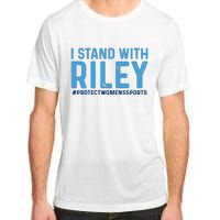 I Stand With Riley Gaines #ProtectWomensSports Adult ChromaSoft Performance T-Shirt