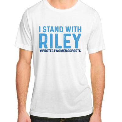 I Stand With Riley Gaines #ProtectWomensSports Adult ChromaSoft Performance T-Shirt