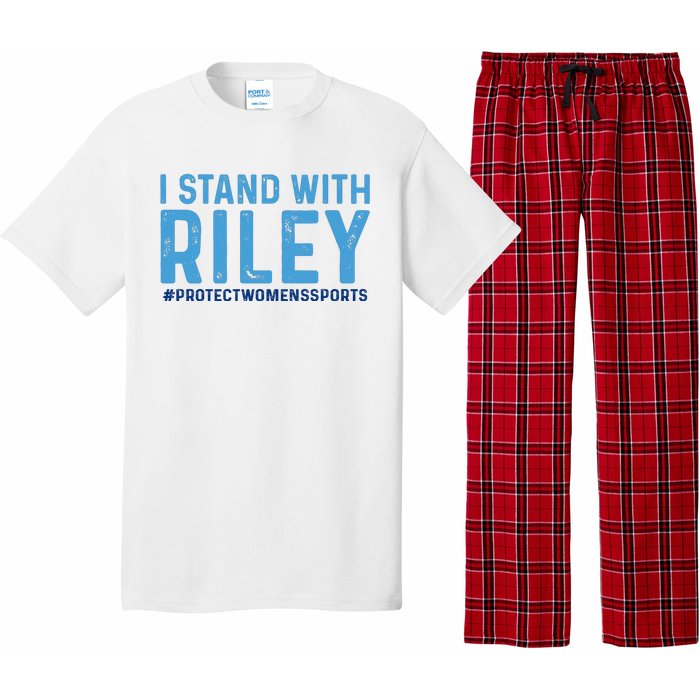 I Stand With Riley Gaines #ProtectWomensSports Pajama Set