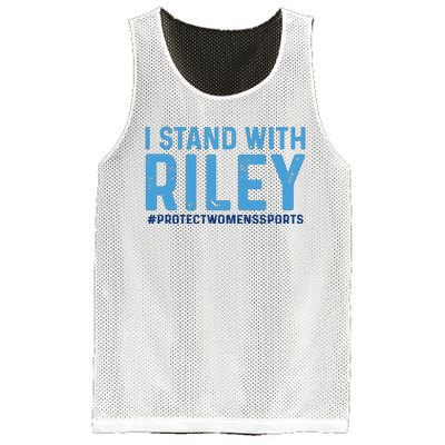 I Stand With Riley Gaines #ProtectWomensSports Mesh Reversible Basketball Jersey Tank