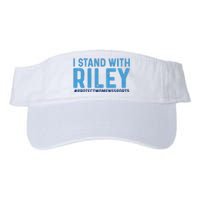 I Stand With Riley Gaines #ProtectWomensSports Valucap Bio-Washed Visor