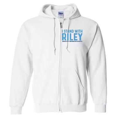 I Stand With Riley Gaines #ProtectWomensSports Full Zip Hoodie