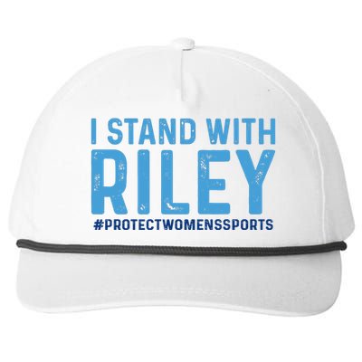 I Stand With Riley Gaines #ProtectWomensSports Snapback Five-Panel Rope Hat