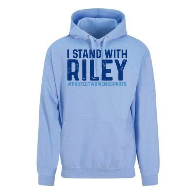 I Stand With Riley Gaines #ProtectWomensSports Unisex Surf Hoodie