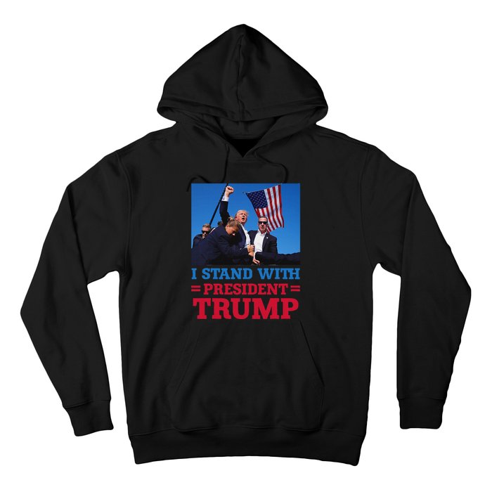 I Stand With Trump Strong Support Hoodie