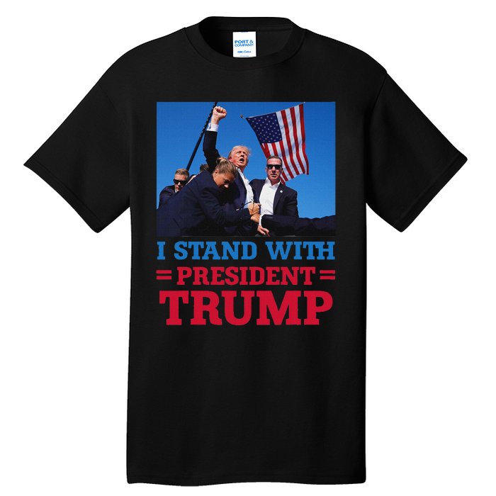 I Stand With Trump Strong Support Tall T-Shirt