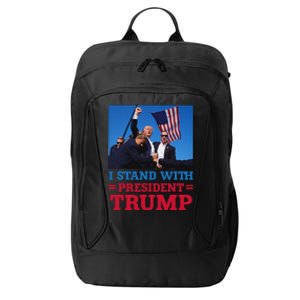 I Stand With Trump Strong Support City Backpack