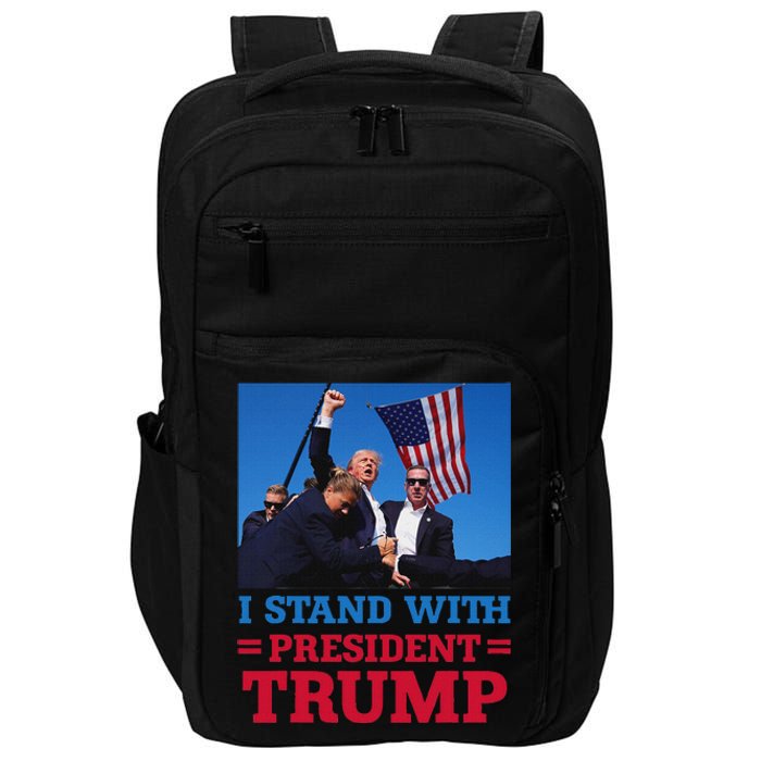 I Stand With Trump Strong Support Impact Tech Backpack