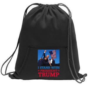 I Stand With Trump Strong Support Sweatshirt Cinch Pack Bag