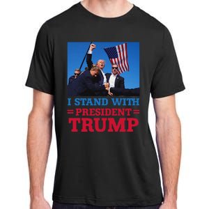 I Stand With Trump Strong Support Adult ChromaSoft Performance T-Shirt