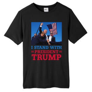 I Stand With Trump Strong Support Tall Fusion ChromaSoft Performance T-Shirt